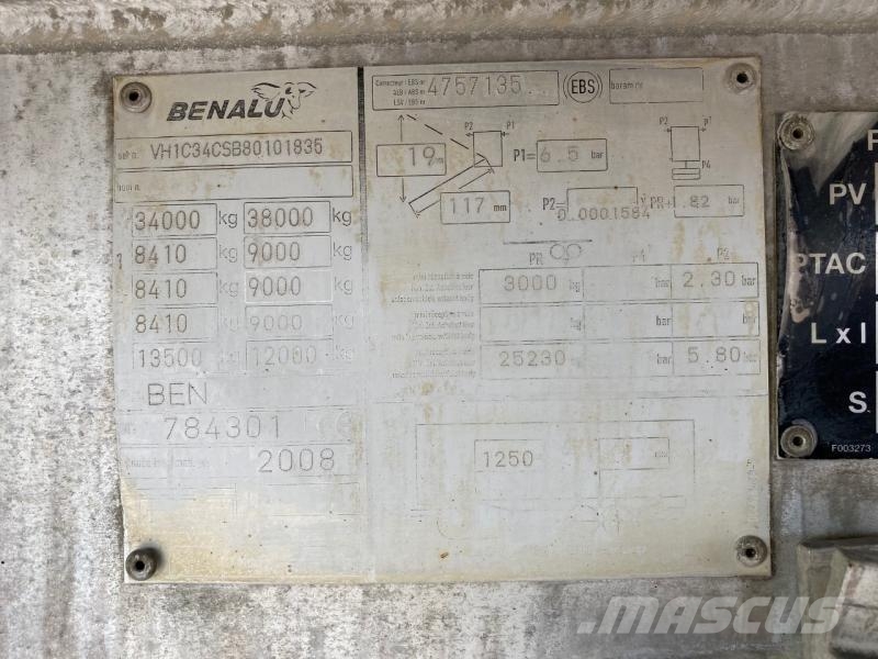 Benalu Semi-Reboque Самосвални полуремаркета