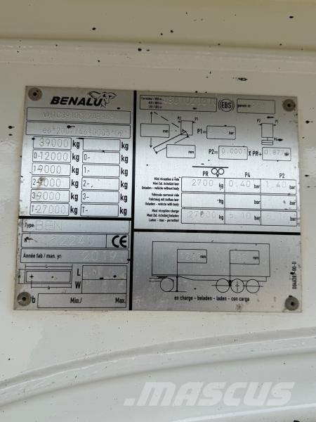Benalu Semi-Reboque Самосвални полуремаркета