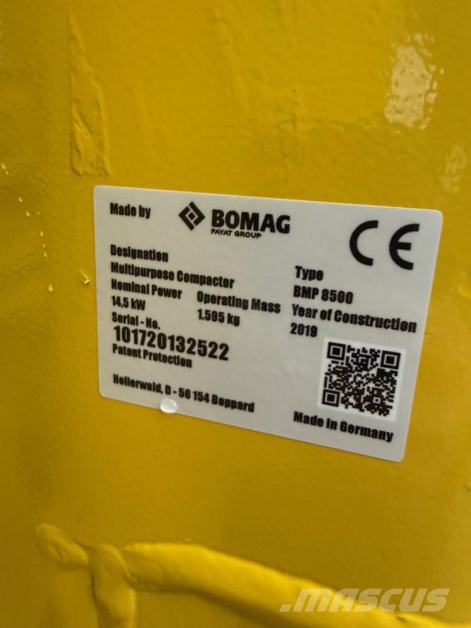 Bomag BMP8500 Уплътнители за почва