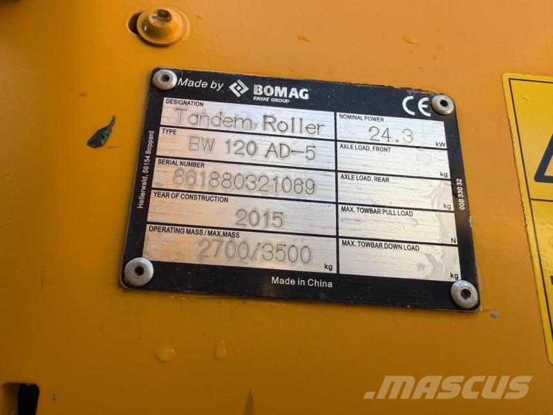 Bomag BW 120 AD-5 Tiivistyskoneet