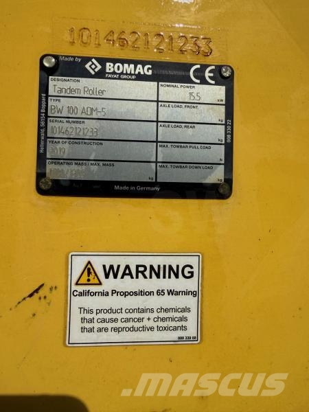 Bomag BW100 ADM-5 Κύλινδροι συμπίεσης εδάφους