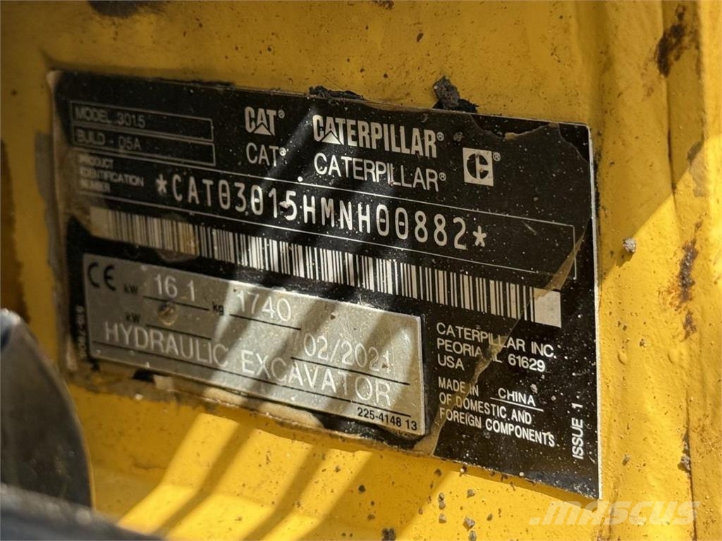 CAT 301.5 Mini Escavadoras <7t