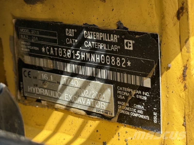 CAT 301.5 Miniekskavaatorid < 7 t