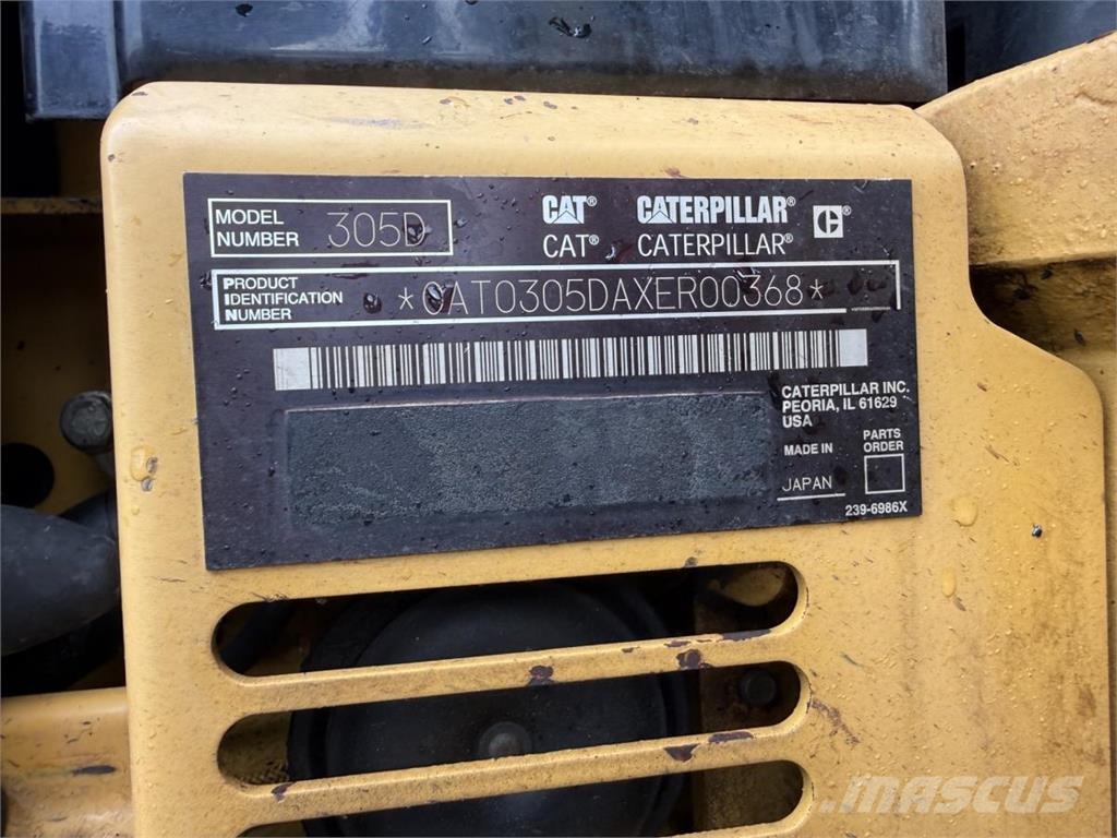CAT 305C CR Mini bagri <7t