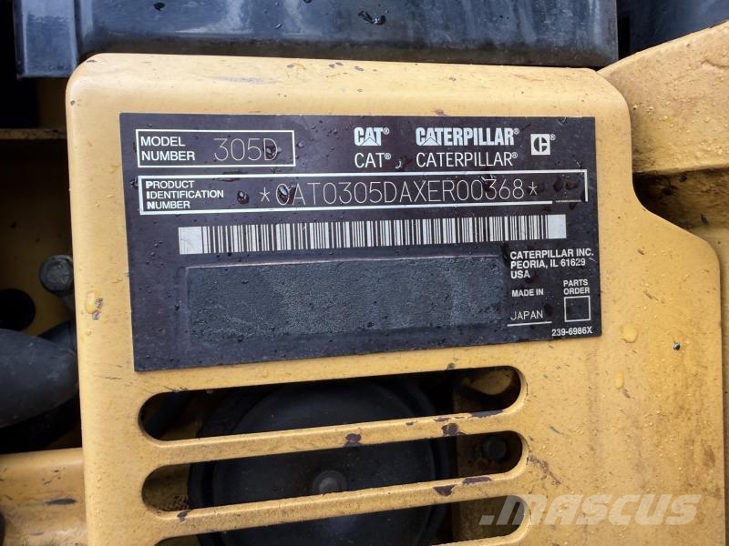 CAT 305D CR Miniescavatori
