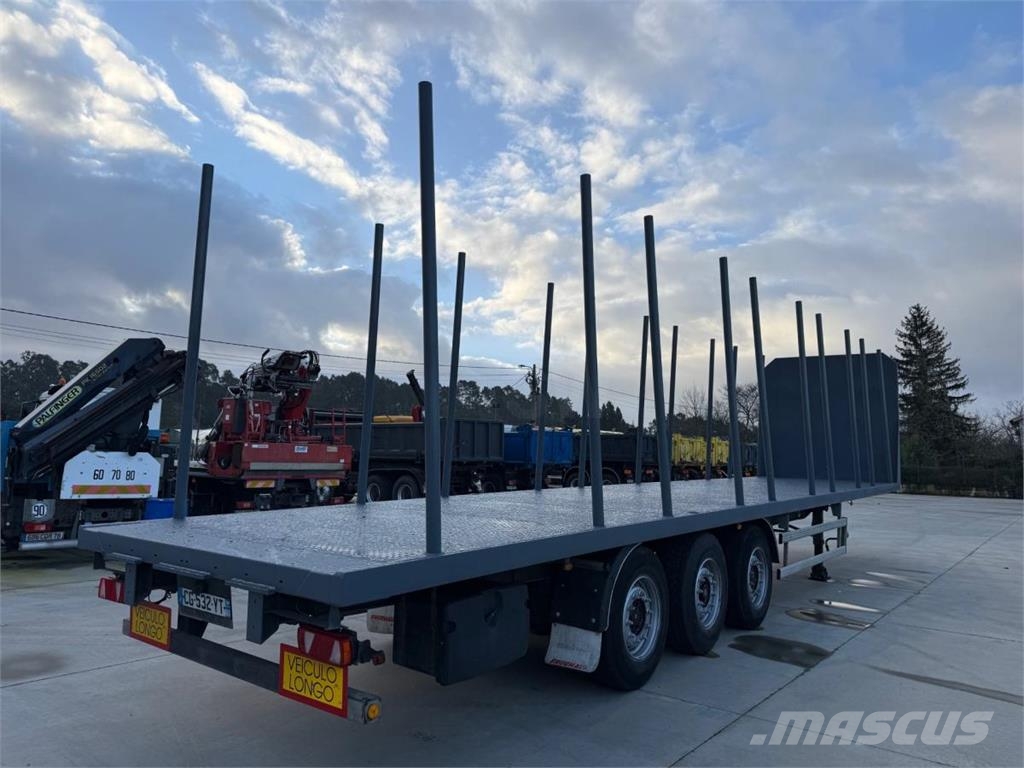 Fruehauf Semi-Reboque 목재용 세미 트레일러