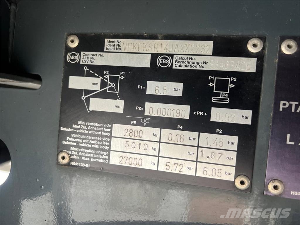 Fruehauf Semi-Reboque Semirremolques con caja de lona