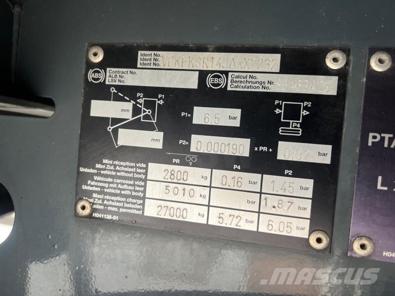 Fruehauf Semi-Reboque Semirremolques con caja de lona