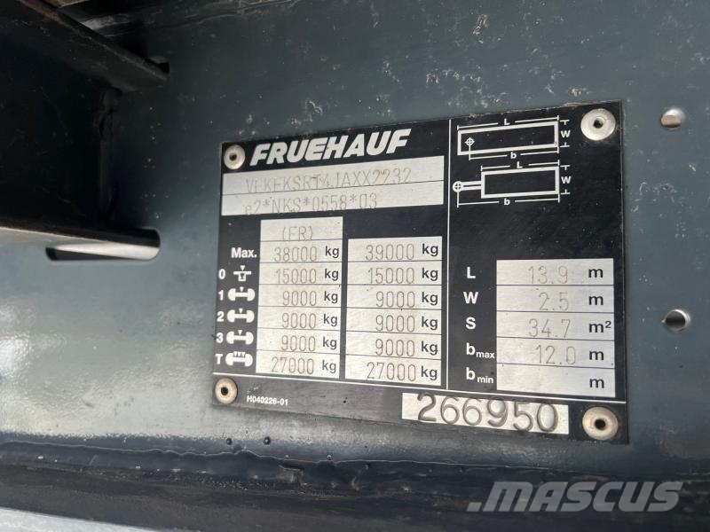 Fruehauf Semi-Reboque Perdeli yari çekiciler
