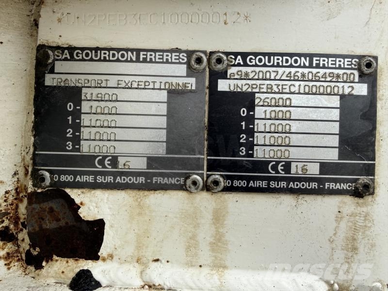 Gourdon Reboque Auto pārvadāšanas treileri