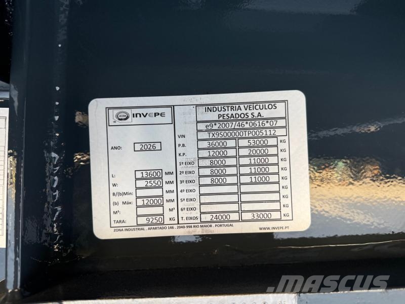 Invepe Semi-Reboque Semirremolque de transporte de madera