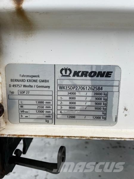 Krone Semi-Reboque Semi Reboques Cortinas Laterais