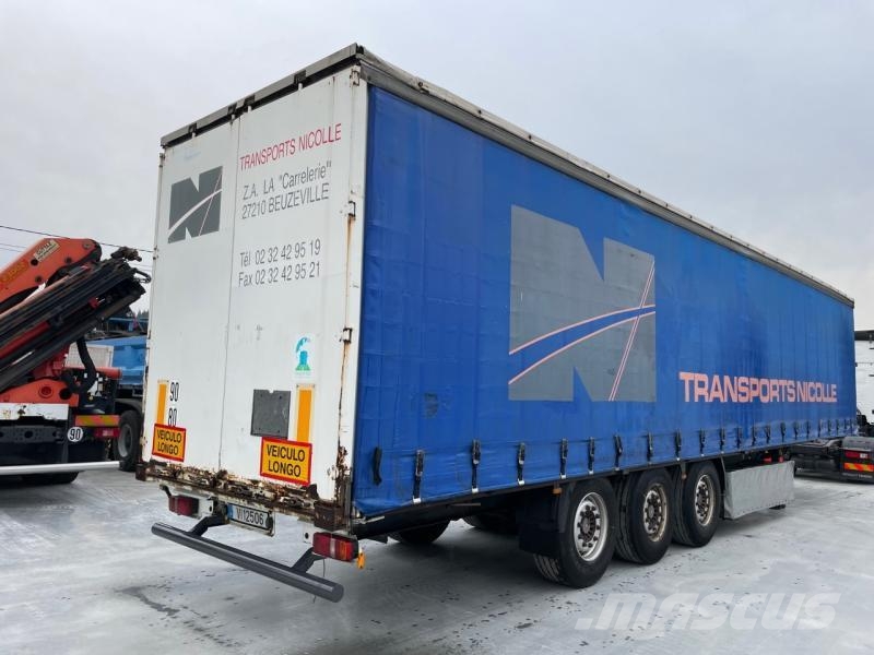 Krone Semi-Reboque Semi-trailer med Gardinsider
