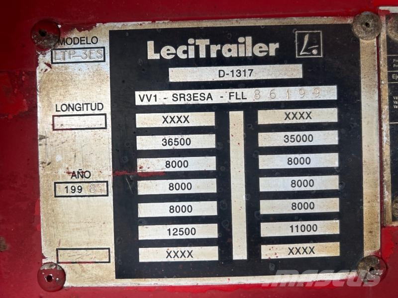 Lecitrailer Semi-Reboque Tomruk çekicileri