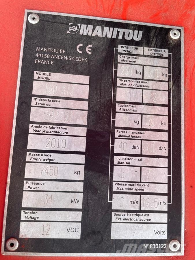 Manitou 160 ATJ Truck - Annet