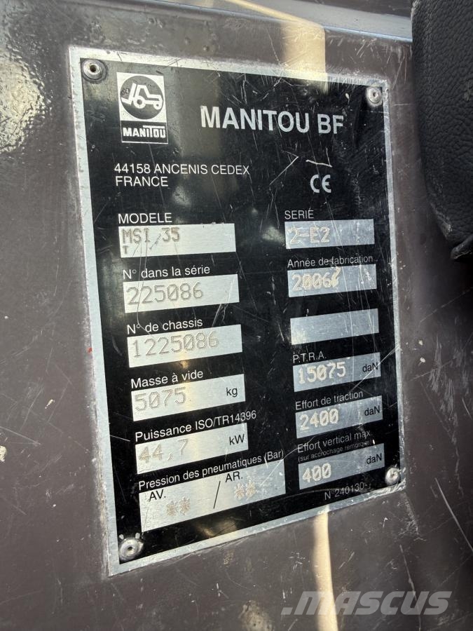 Manitou MSI 35 그 외 지게차