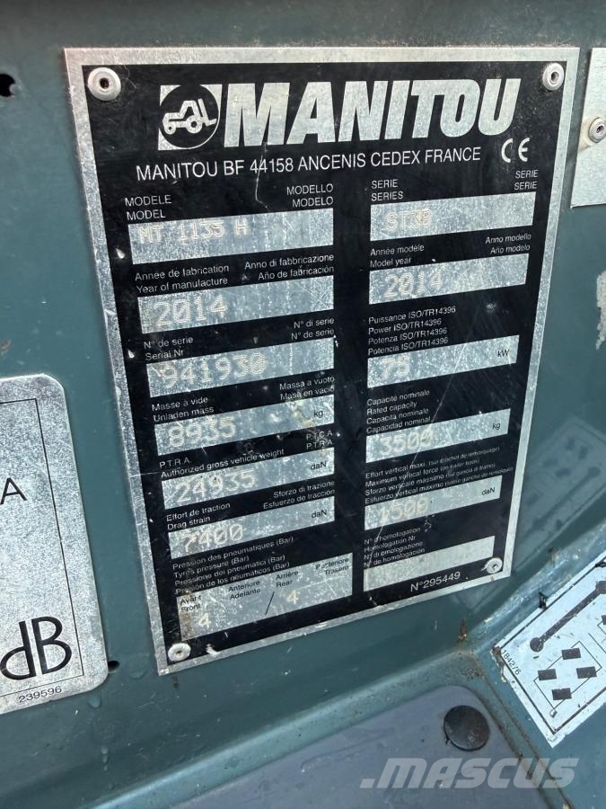 Manitou MT 1135 H Telescopic handlers