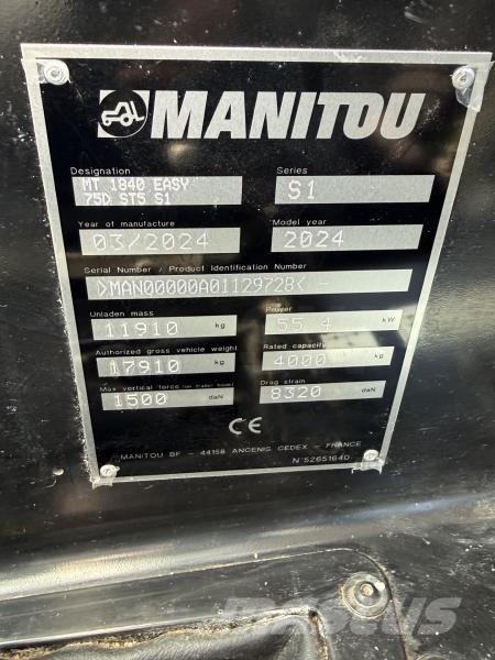 Manitou MT 1840 Teleskopski viličarji