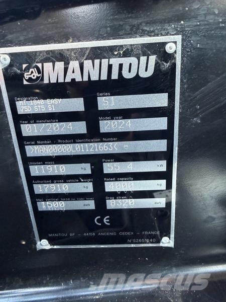 Manitou MT 1840 مناولات متداخلة
