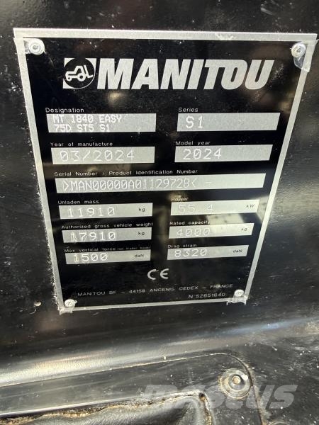 Manitou MT 1840 مناولات متداخلة