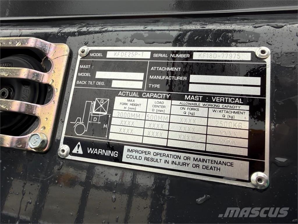 Mitsubishi FDE 25 Empilhadores - Outros