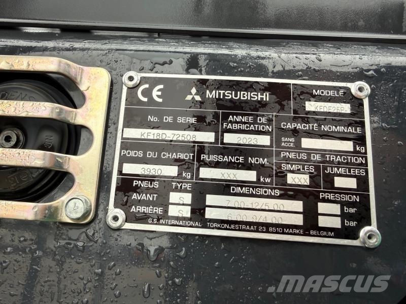 Mitsubishi FDE 25 Targoncák-Egyéb