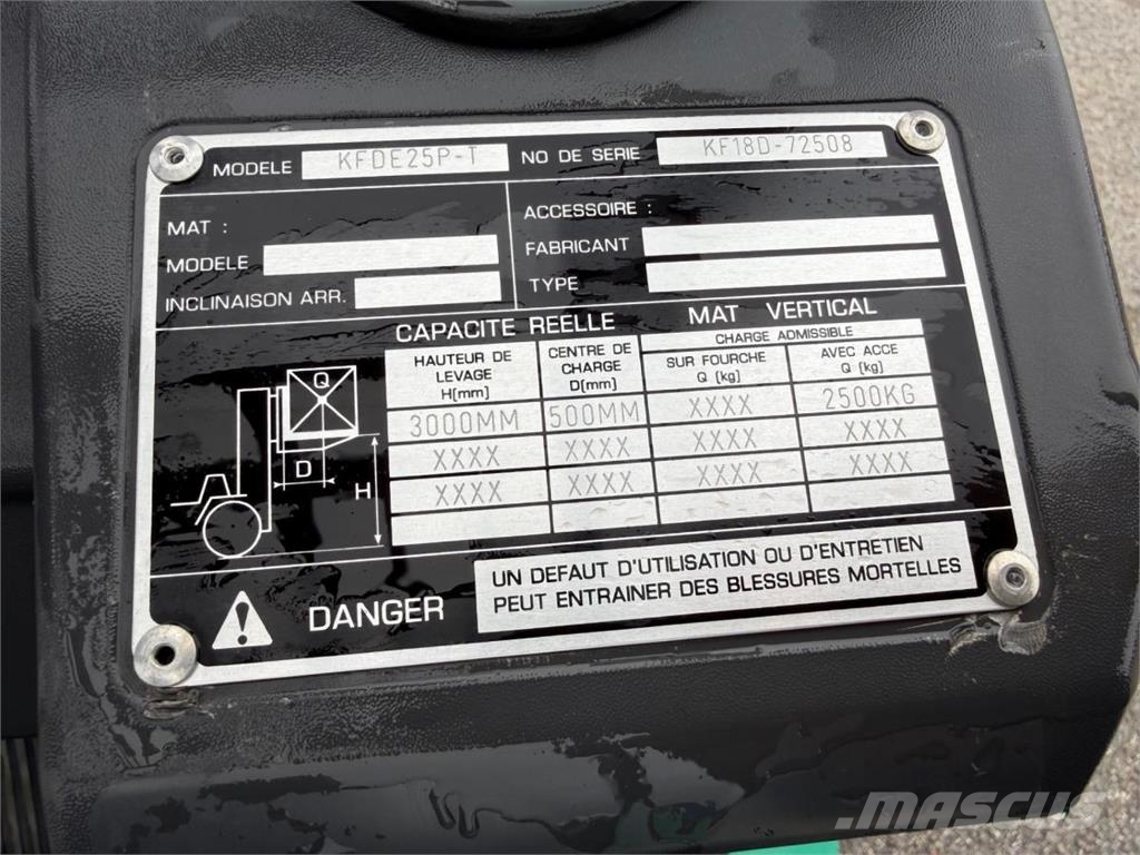 Mitsubishi FDE 25 Empilhadores - Outros