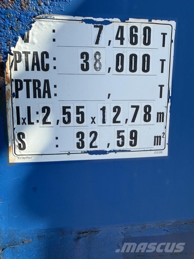 Robuste Kaiser Semi-Reboque Konteyner yari çekiciler