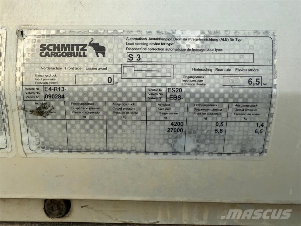 Schmitz Cargobull Semi-Reboque Curtain sider semi-trailers