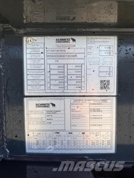 Schmitz Cargobull Semi-Reboque Самосвални полуремаркета
