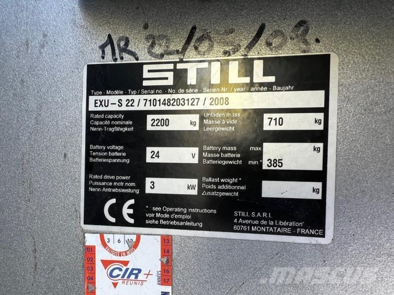 Still EXU-S 22 自走式堆積機