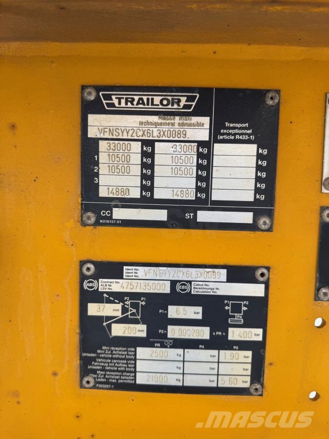 Trailor Semi-Reboque Tipper semi-trailers
