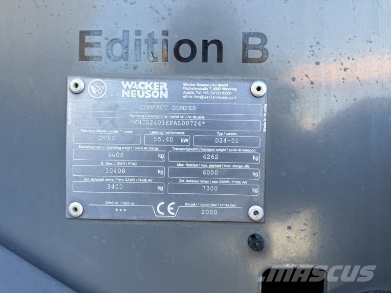 Wacker Neuson DV 60 Міні самоскиди