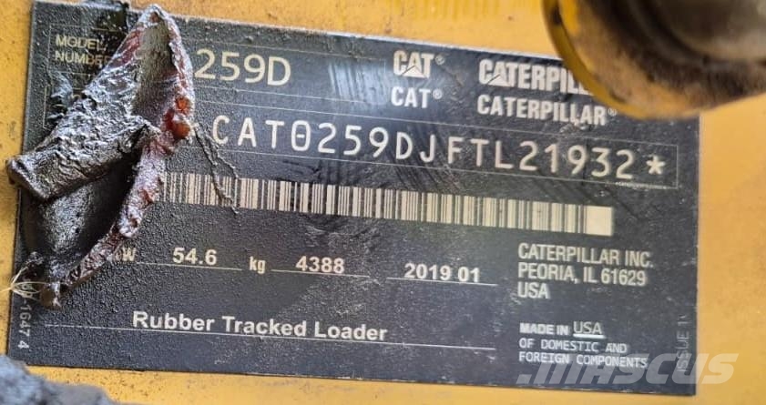 CAT 259D لوادر انزلاقية التوجيه