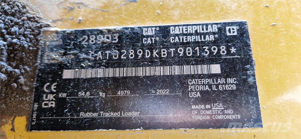 CAT 289D3 لوادر انزلاقية التوجيه