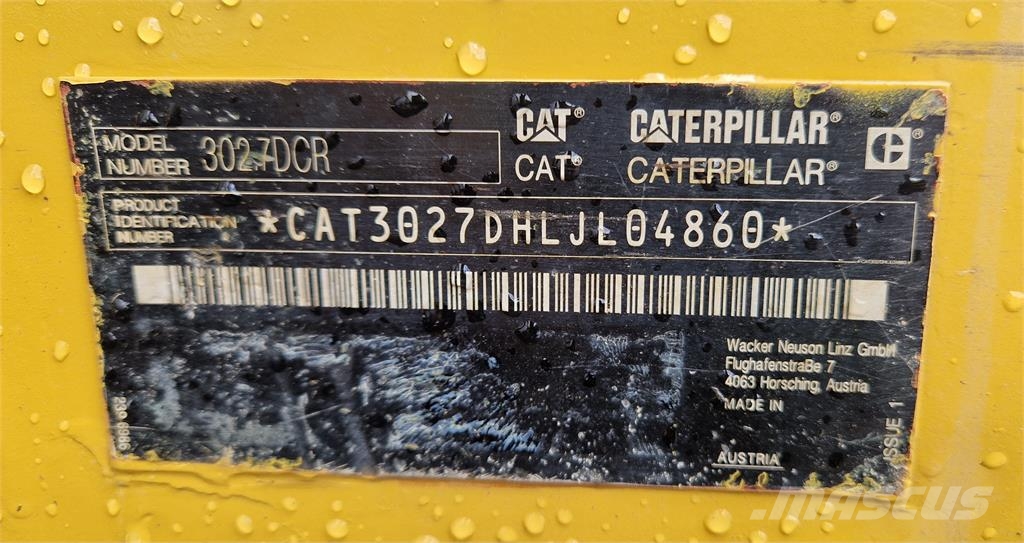 CAT 302.7D حفارات صغيرة أقل من 7 طن (حفارات صغيرة)