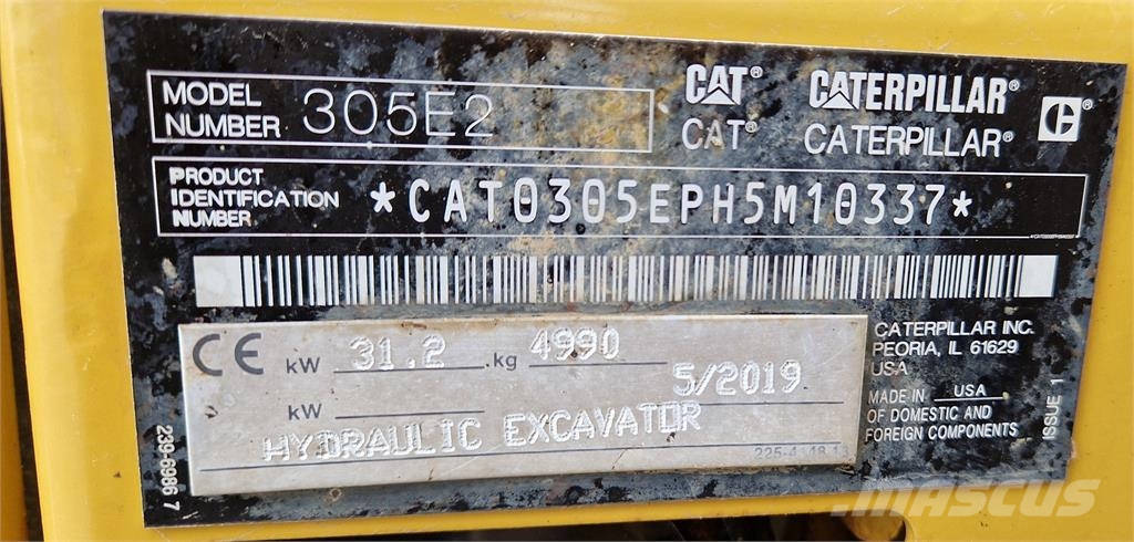 CAT 305E2 Miniexcavadoras