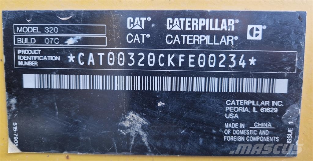 CAT 320 Bandgrävare