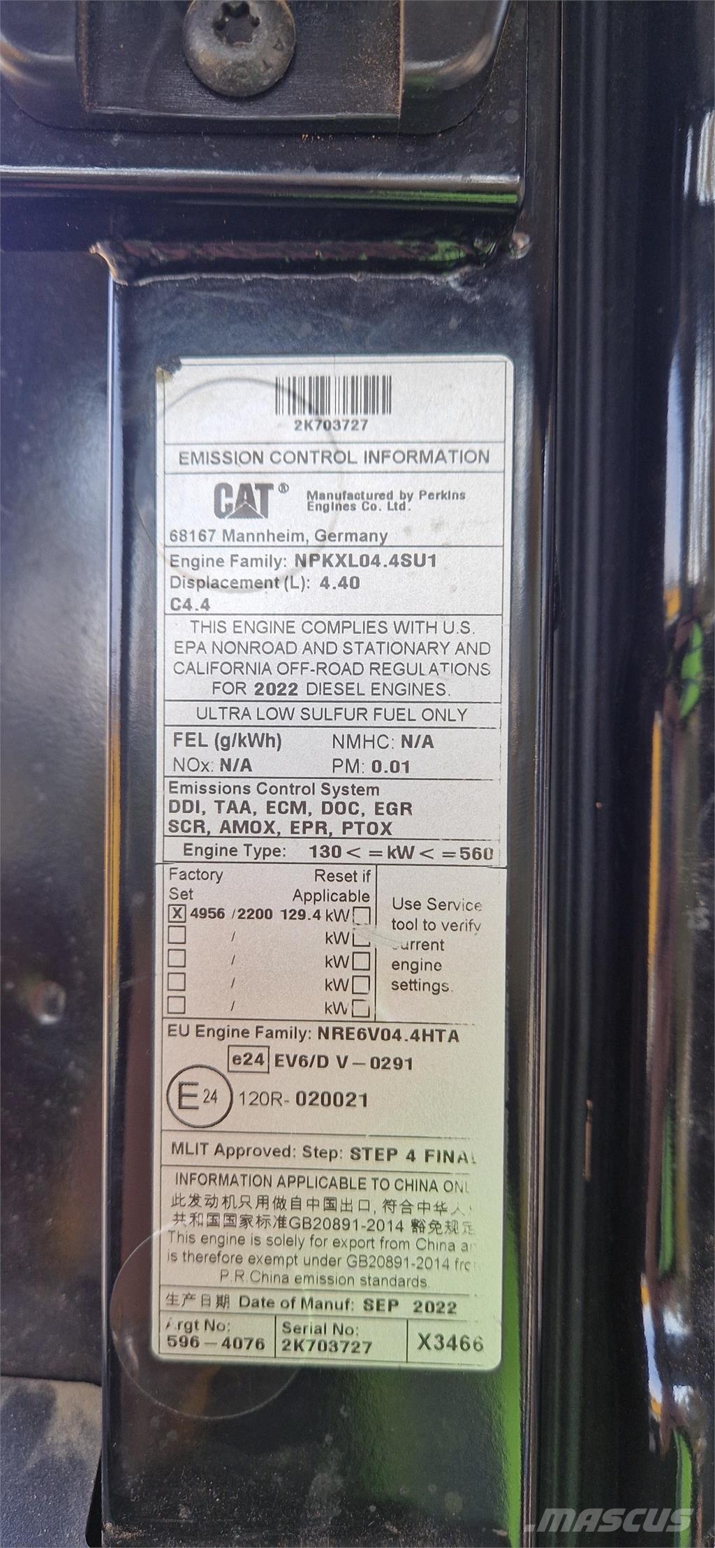 CAT 320 Roomikekskavaatorid