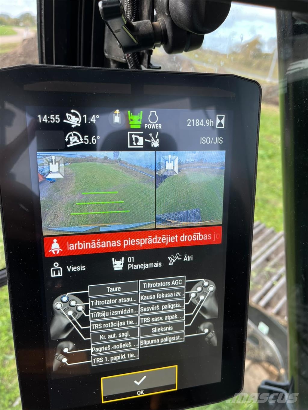 CAT 323-07, TRS CAT, Trimble Earthworks 3D Paletli ekskavatörler