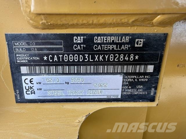 CAT D3-12LGP with 3D system بلدوزرات مجنزرة
