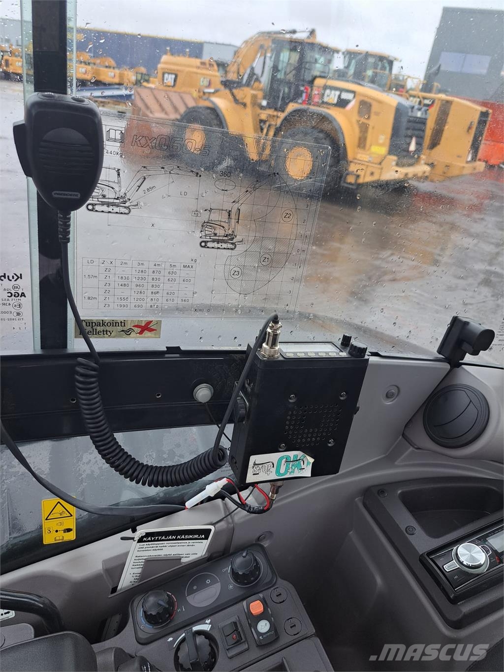 Kubota Kx060-5 حفارات صغيرة أقل من 7 طن (حفارات صغيرة)