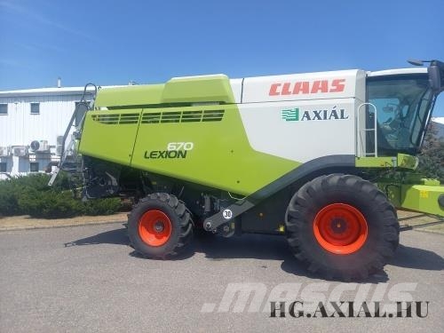 CLAAS Lexion 670 Mietitrebbiatrici