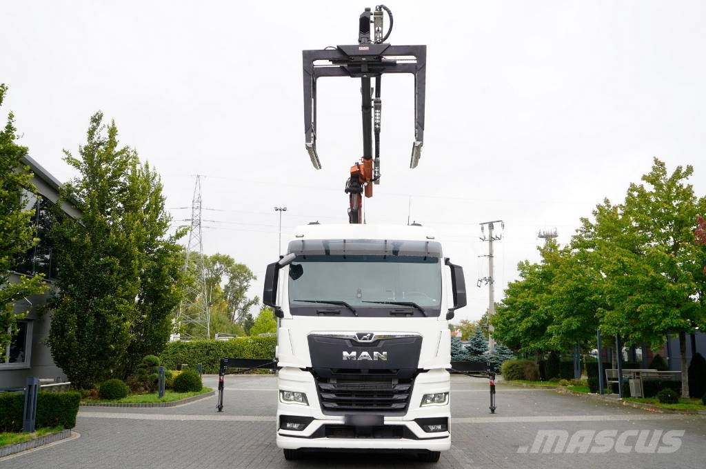 MAN TGX 26.470 6x2-4 / 30 tho. km!!! / Atlas 170.2vb-a Kamioni sa otvorenim sandukom