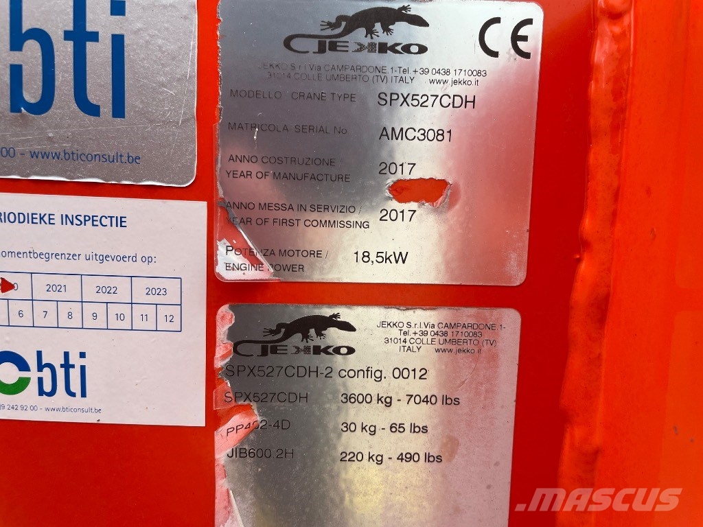 Jekko SPX 527 CDH Mini žerjavi