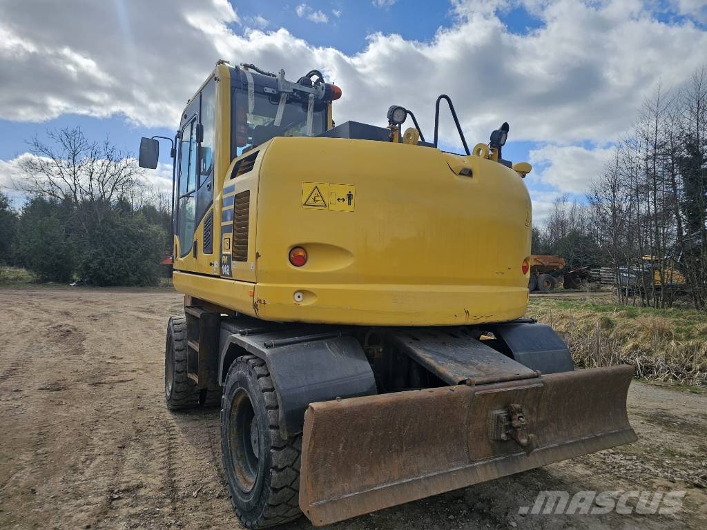 Komatsu PW 148-10 Εκσκαφείς με τροχούς - λάστιχα