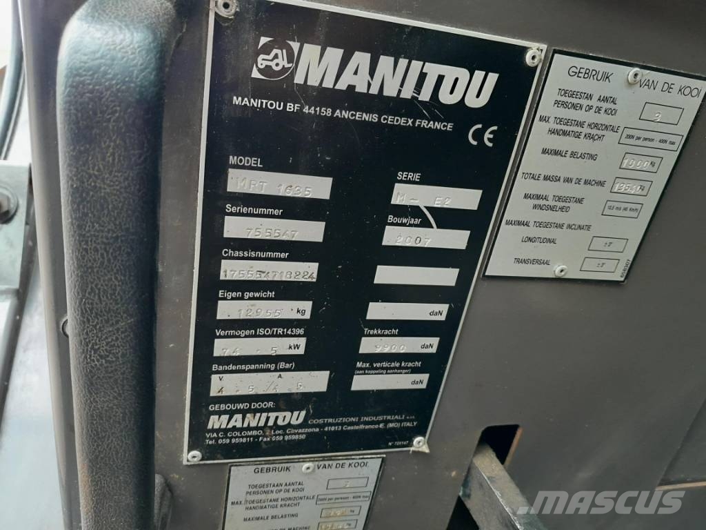 Manitou MRT 1635 M | ROTO verreiker met vorken Τηλεσκοπικοί ανυψωτές