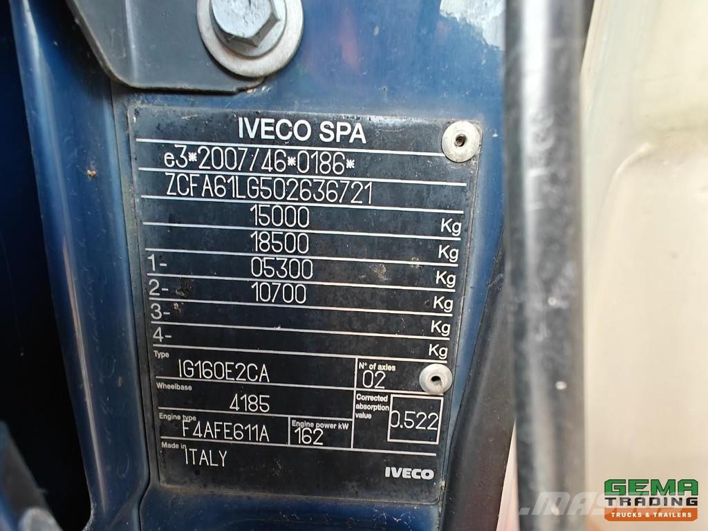 Iveco 150E22 EuroCargo 4x2 Day Cabin Euro6 - BDF + Kerex شاحنات قابلة للفك