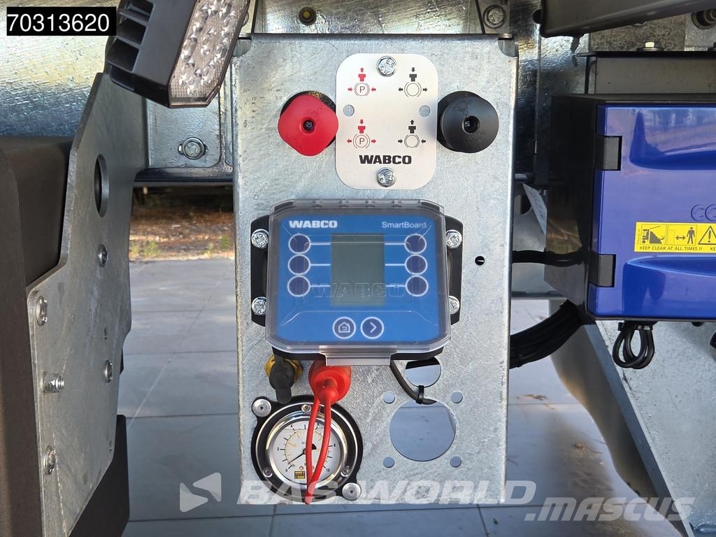 Kraker CF-Z Track 10mm 92m3 Mando Ejes BPW Eje elevable Poluprikolice sa pokretnim podom