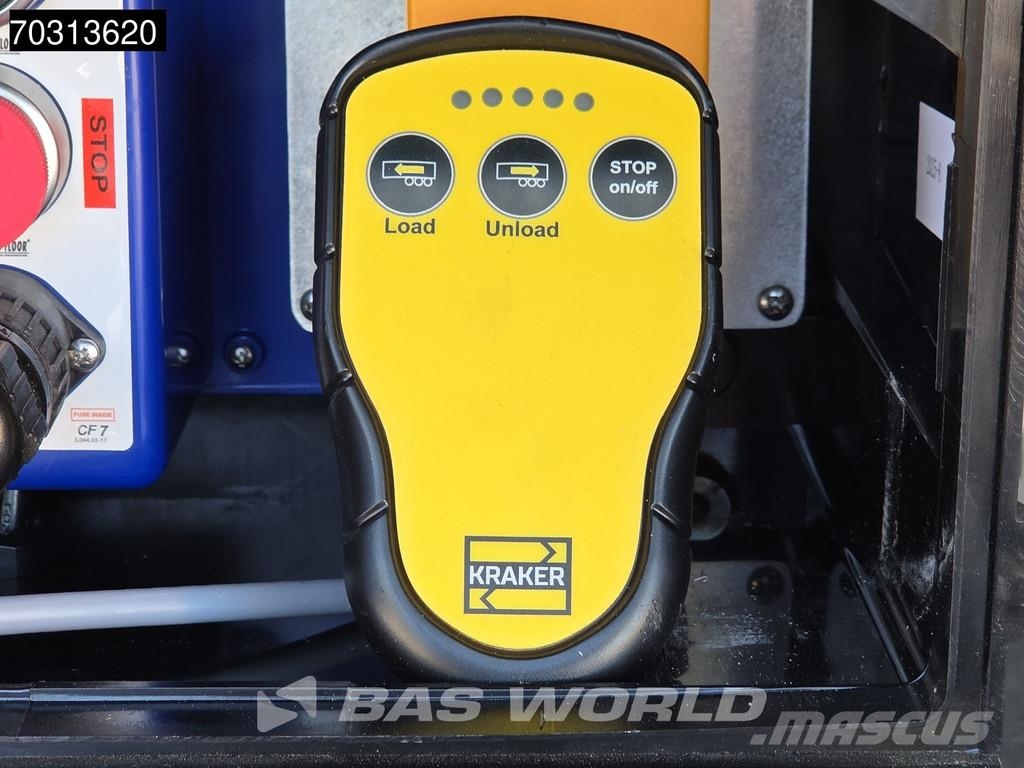 Kraker CF-Z Track 10mm 92m3 Mando Ejes BPW Eje elevable Poluprikolice sa pokretnim podom